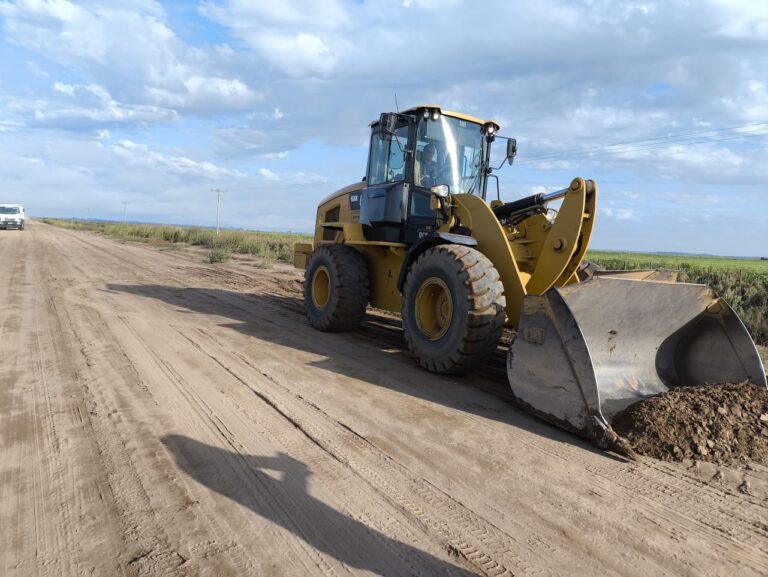 Refuerzan el mantenimiento de la RP 2 y garantizan el acceso al paraje El Tala