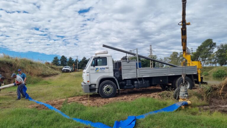 Santa Rosa: fuerte despliegue del Gobierno provincial ante la emergencia hídrica