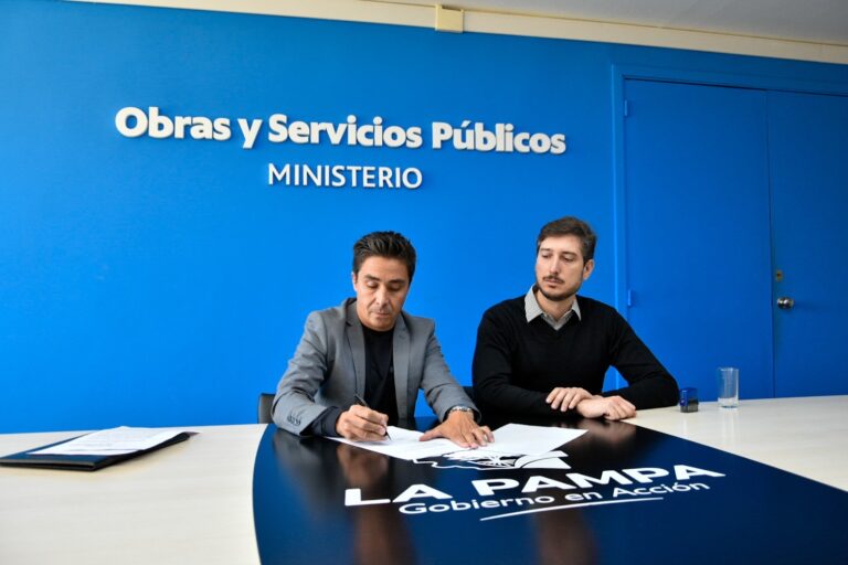 Firmaron el inicio de obra para la tercera celda de residuos biopatogénicos