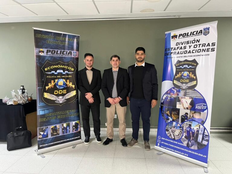 Policías pampeanos participaron de una jornada de intercambio investigativo en Neuquén