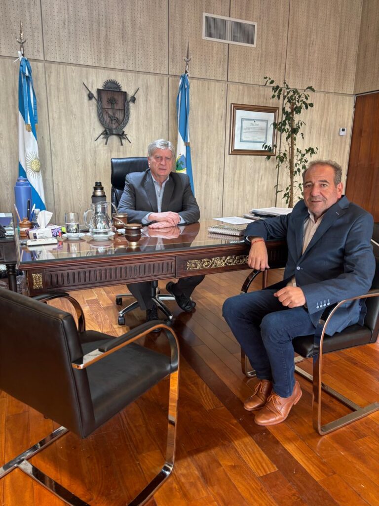 Ziliotto recibió al intendente Gallotti y ratificó inversiones en educación, viviendas y salud