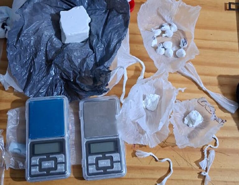 Un detenido y secuestro de cocaína fraccionada en Santa Rosa