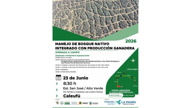 Jornada a campo sobre Manejo de Bosque Nativo Integrado en Caleufú