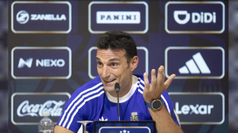 Scaloni sobre Messi: "No hay palabras, todo lo que diga está de más"
