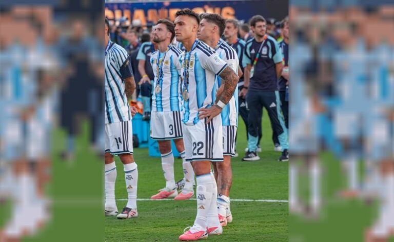 Lautaro Martínez sobre la final: “Me hubiese gustado intentar ayudar adentro de la cancha“